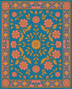 Floral Garden Art Nouveau Rug
