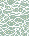 Gentle Waves and Dots Design Rug
