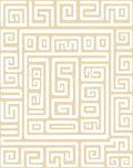 Minimalist Beige Geometric Maze Rug