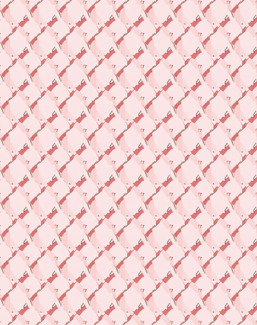 Soft Pink Gemstone Pattern Rug