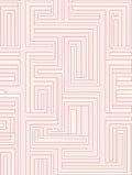 Geometric Maze Pattern Rug
