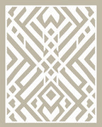 Geometric Diamond Stripe Pattern Rug