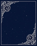 Celestial Swirls Starlight Pattern Rug