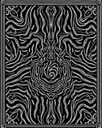 Abstract Swirl Organic Line Art Rug