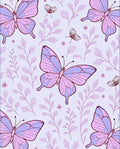 Whimsical Butterfly Botanical Pattern Rug