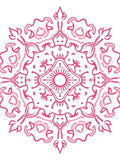 Pink Mandala Floral Pattern Rug