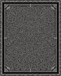 Intricate Swirl Monochrome Graphic Pattern Rug