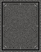 Intricate Swirl Monochrome Graphic Pattern Rug