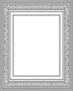 Ornate Geometric Border Design Rug