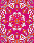 Vibrant Mandala Geometric Pattern Rug