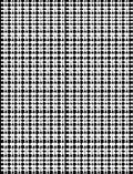Classic Houndstooth Pattern Rug