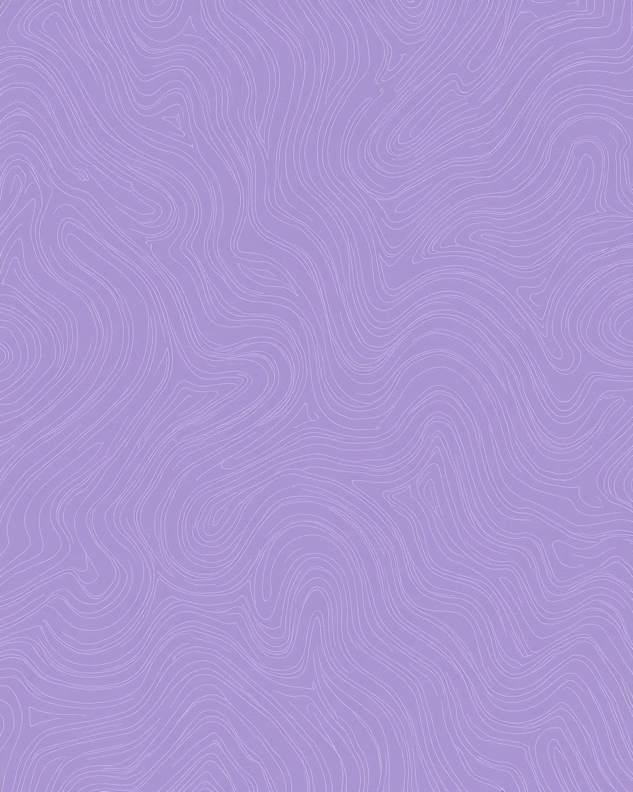 Lavender Swirl Abstract Pattern Rug
