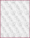 Abstract Swirl Vine Delicate Pattern Rug