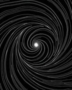 Abstract Swirling Lines Pattern Rug