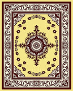 Bold Floral Mandala Pattern Rug