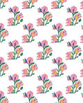 Pink Floral Bouquet Pattern Design Rug