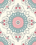 Intricate Mandala Floral Pattern Rug