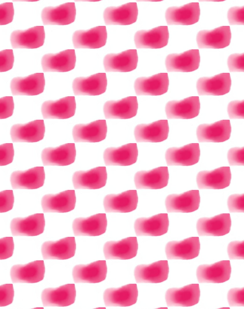 Pink Abstract Brush Stroke Pattern Rug