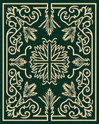 Ornate Flourish Geometric Pattern Rug