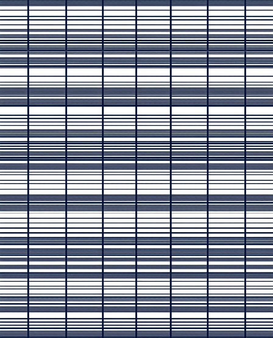 Bold Blue Grid Pattern Rug