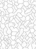 Abstract Geometric Fragmented Pattern Rug