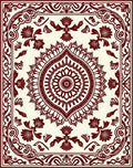 Traditional Floral And Mandala Pattern Rug