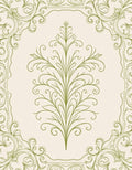 Classic Floral Scrollwork Design Rug