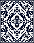 Classic Floral medallion Pattern Rug