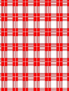 Classic Red Checkerboard Pattern Rug