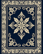 Antique Floral Classic Border Rug