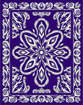 Ornate Floral Starburst Design Rug