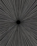 Radiating Lines Graphic Design Rug