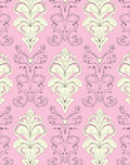 Ornate Floral Scrollwork Pattern Rug
