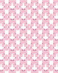Abstract Pink Geometric Shapes Rug
