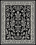 Classic Floral Vine Intricate Design Rug