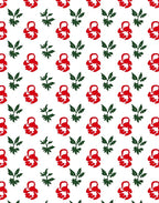 Red Blooming Branch Collage Rug