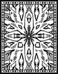 Bold Abstract Geometric Symmetry Rug