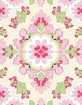 Vintage Floral Medallion Pattern Rug