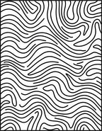 Abstract Contour Organic Lines Rug