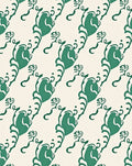 Elegant Verdant Floral Damask Rug