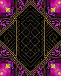 Ornate Geometric 2 Tone Floral Rug
