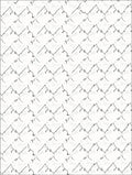 Abstract Chain Link Pattern Rug