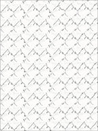 Abstract Chain Link Pattern Rug