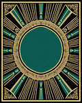 Art Deco Sunburst Pattern Rug