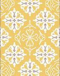 Traditional Floral Damask Pattern Rug