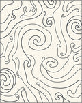 Whimsical Swirl Pattern Rug