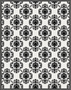 Classic Floral Motif Area Rug