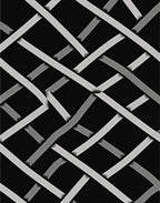 Interwoven Geometric Pattern Rug