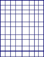 Modern Blue Grid Pattern Rug