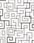 Geometric Maze Patterned Design Rug